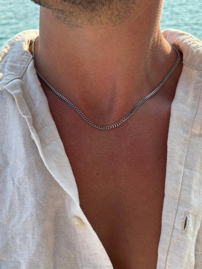 CUBAN CHAIN 3MM | Silver