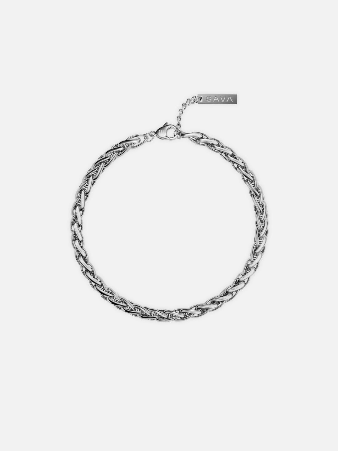WHEAT BRACELET 5MM | Silver