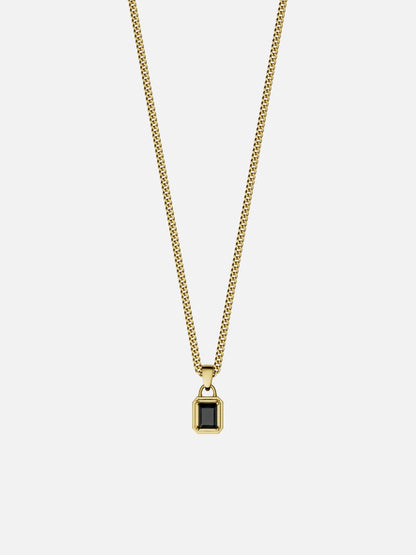 MIDNIGHT GEMSTONE CHAIN | 18K Gold
