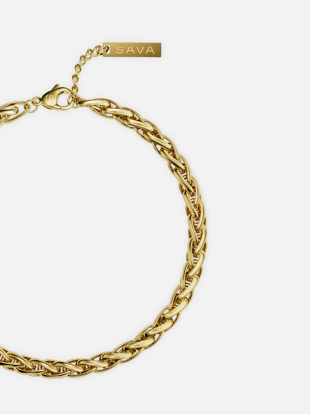WHEAT BRACELET 5MM | 18K Gold