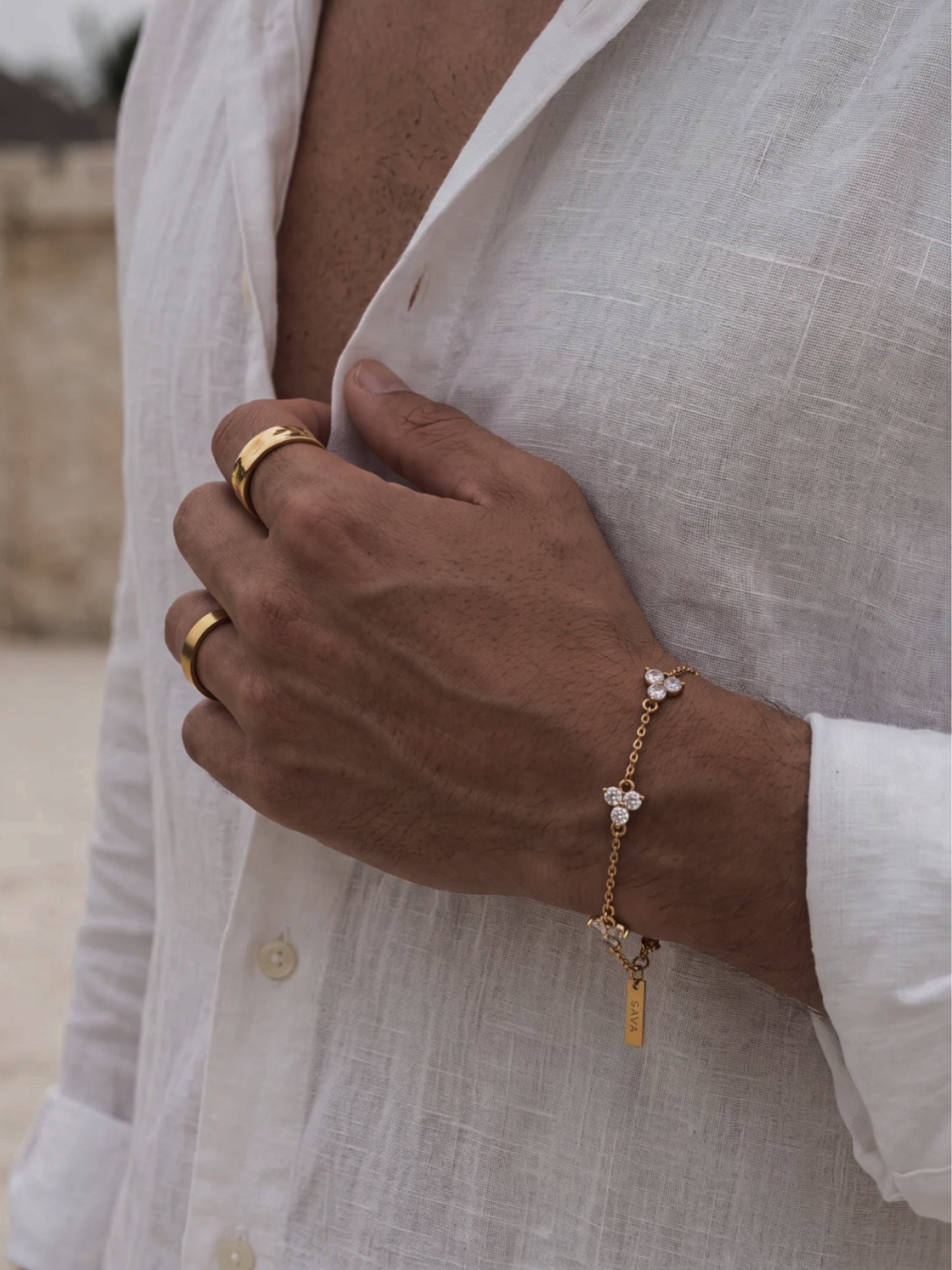 CLOVER BRACELET SET | 18K Gold