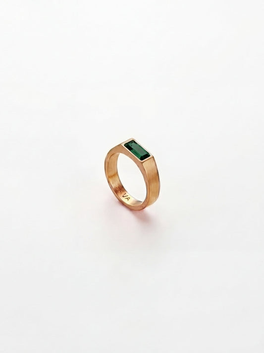 GREEN COMO RING | 18K Gold