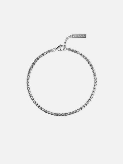 WHEAT BRACELET 3MM | Silver