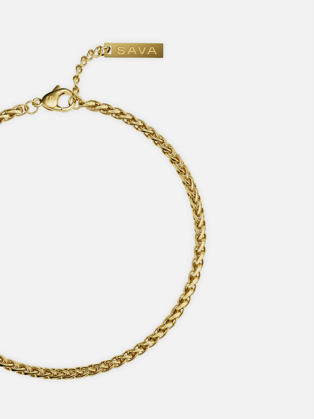 WHEAT BRACELET 3MM | 18K Gold