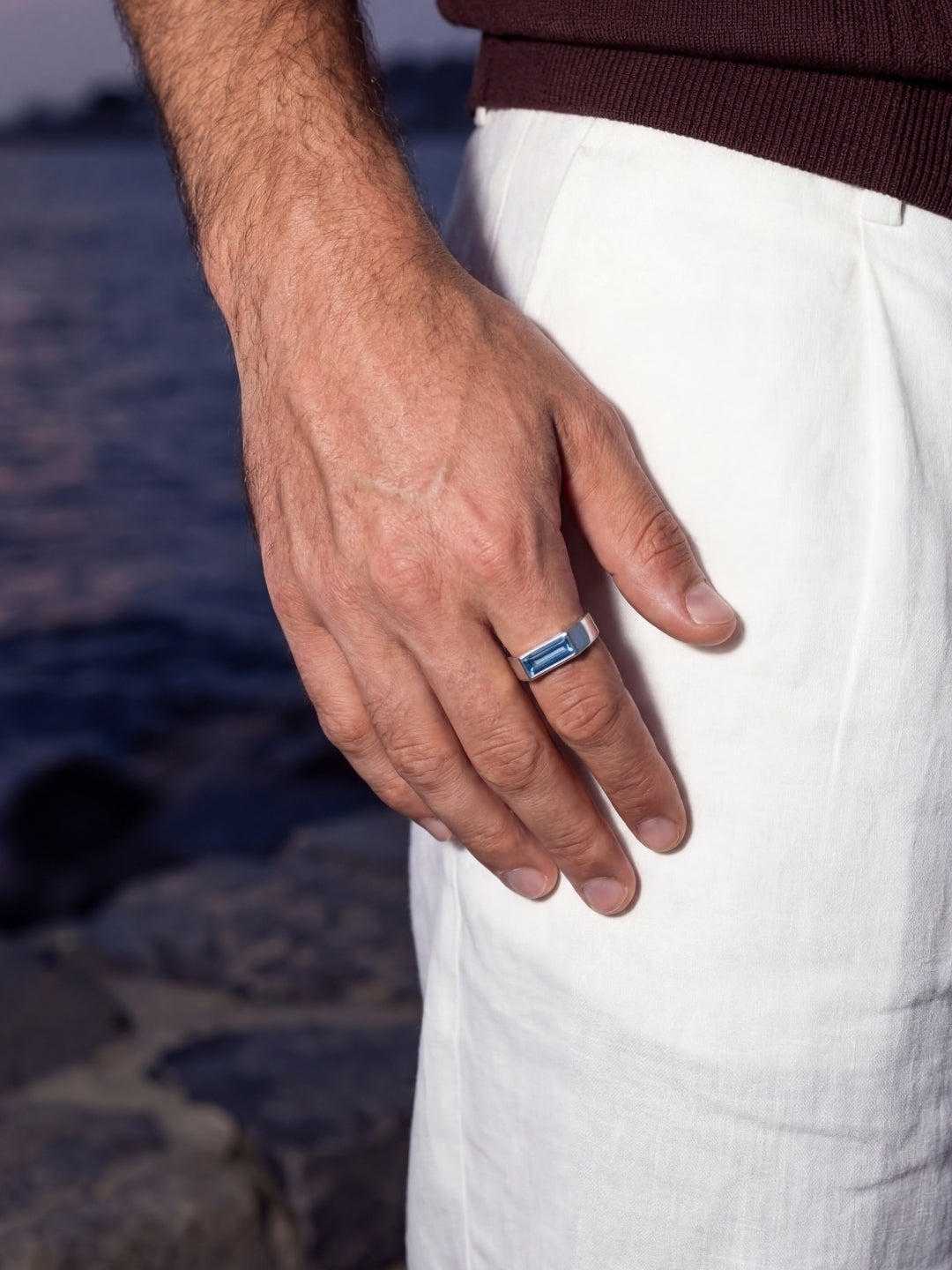OCEAN COMO RING | Silver