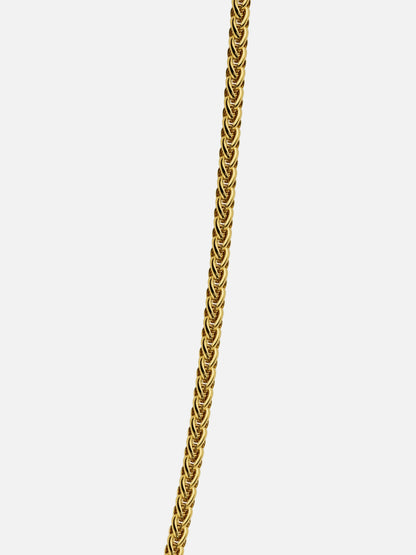 WHEAT CHAIN 3MM | 18K Gold