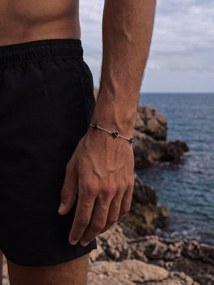 CLOVER BRACELET SET | Silver