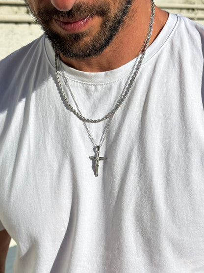 CRUCIFIX CHAIN | Silver