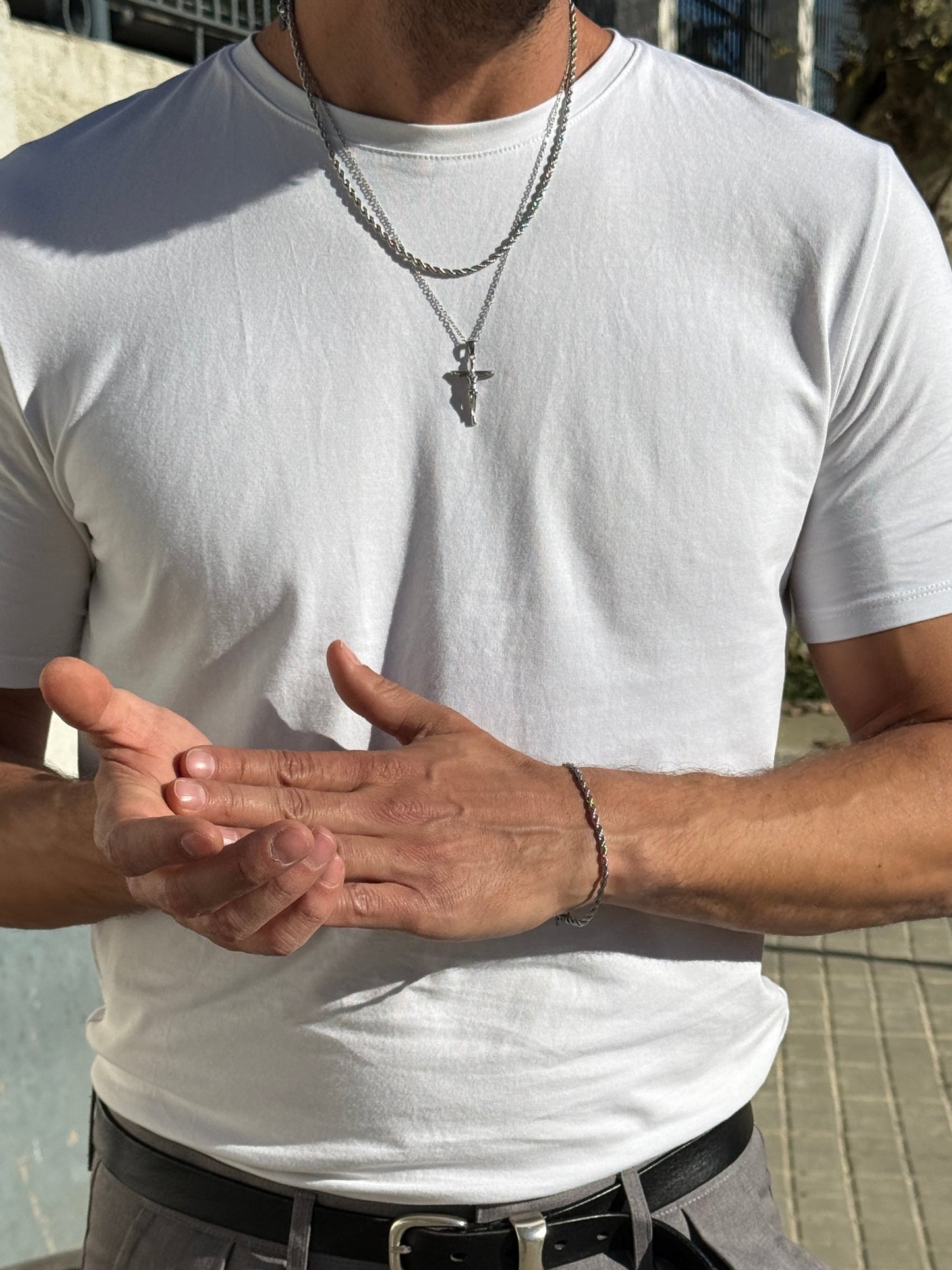 CRUCIFIX CHAIN | Silver