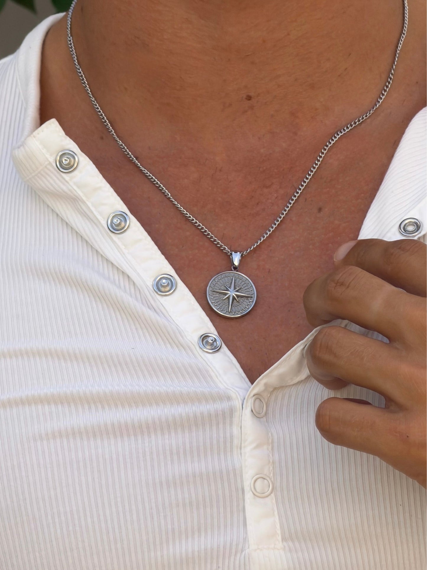 COMPASS CHAIN | Silver