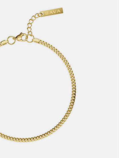 CUBAN BRACELET 3MM | 18K Gold