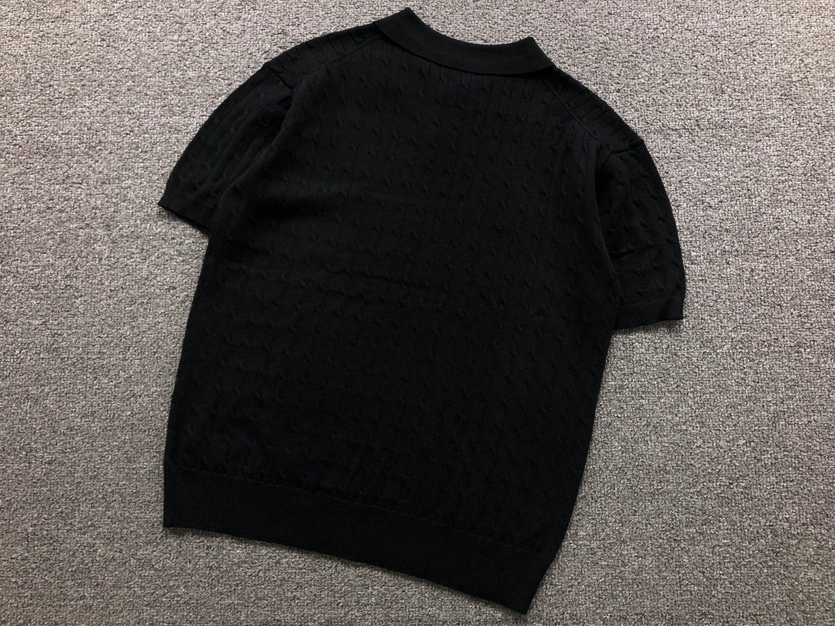 RL - Fairmont Cable Knit Polo