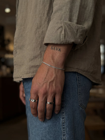 CUBAN BRACELET 1.8MM | Silver