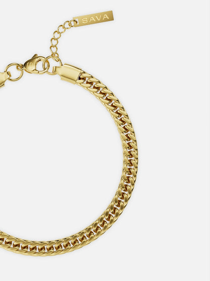 CUBAN BRACELET 5MM | 18K Gold