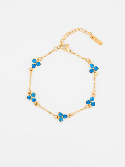 OCEAN CLOVER BRACELET | 18K Gold