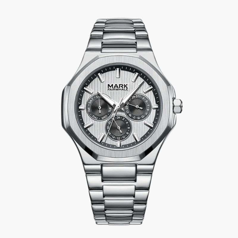 Water-Resistant Stainless Steel Timepiece