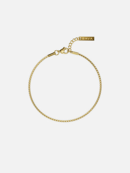 BOX BRACELET | 18K Gold