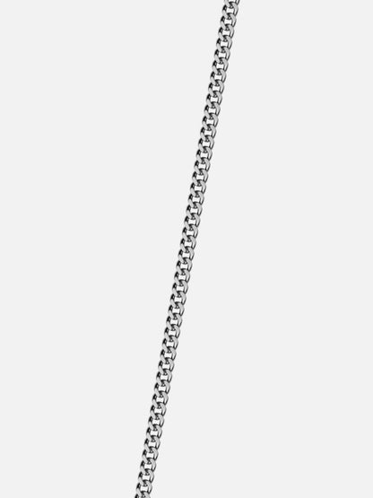 RED GEMSTONE CHAIN | Silver