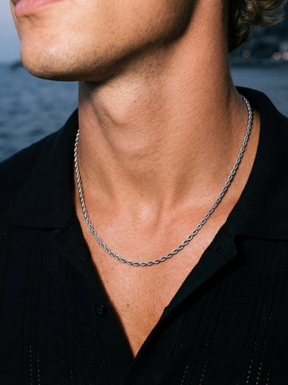 ROPE CHAIN 3MM | Silver