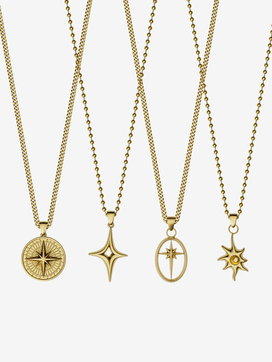 GALAXY CHAIN SET | 18K Gold
