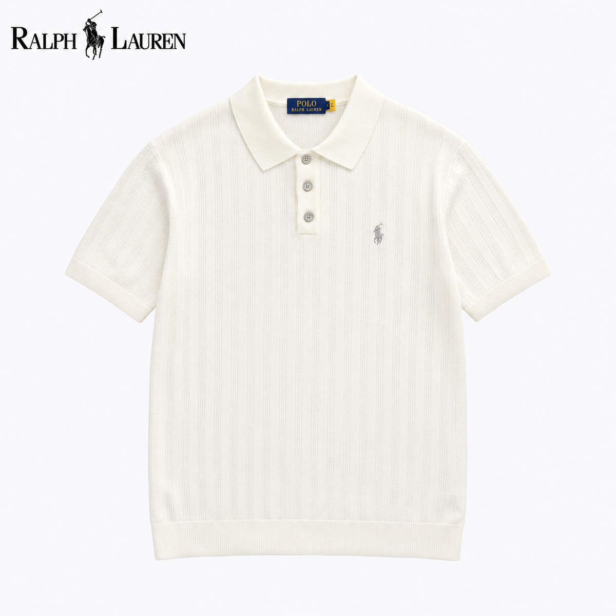 RL - Briarwood Ribbed Knit Polo