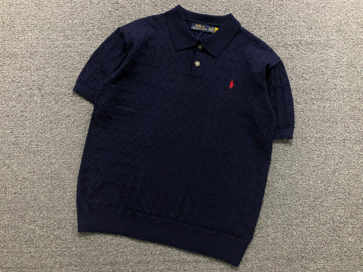 RL - Fairmont Cable Knit Polo