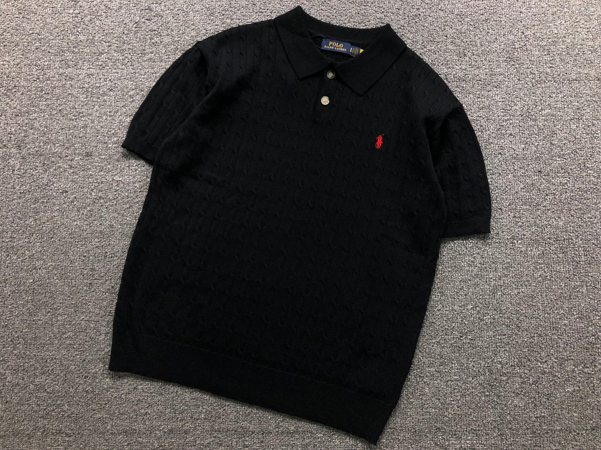 RL - Fairmont Cable Knit Polo