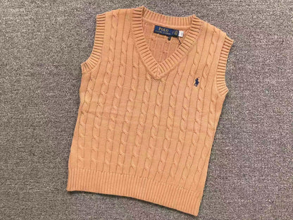 RL - Signature Cable Knit V-Neck Vest