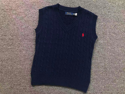 RL - Signature Cable Knit V-Neck Vest