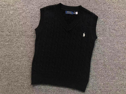 RL - Signature Cable Knit V-Neck Vest