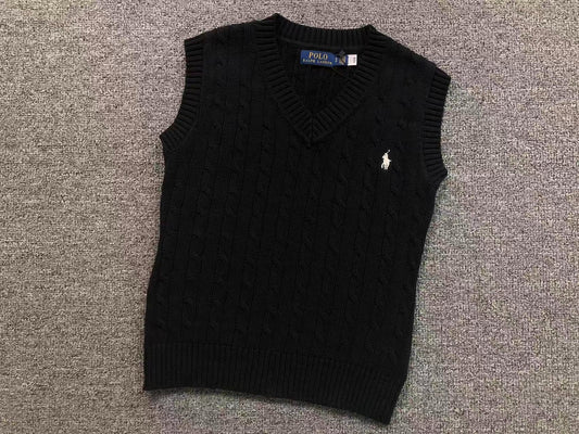 RL - Signature Cable Knit V-Neck Vest