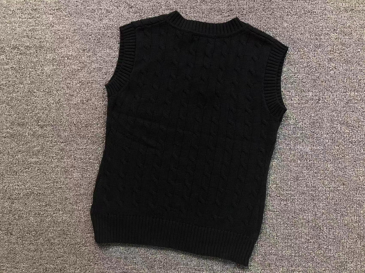 RL - Signature Cable Knit V-Neck Vest