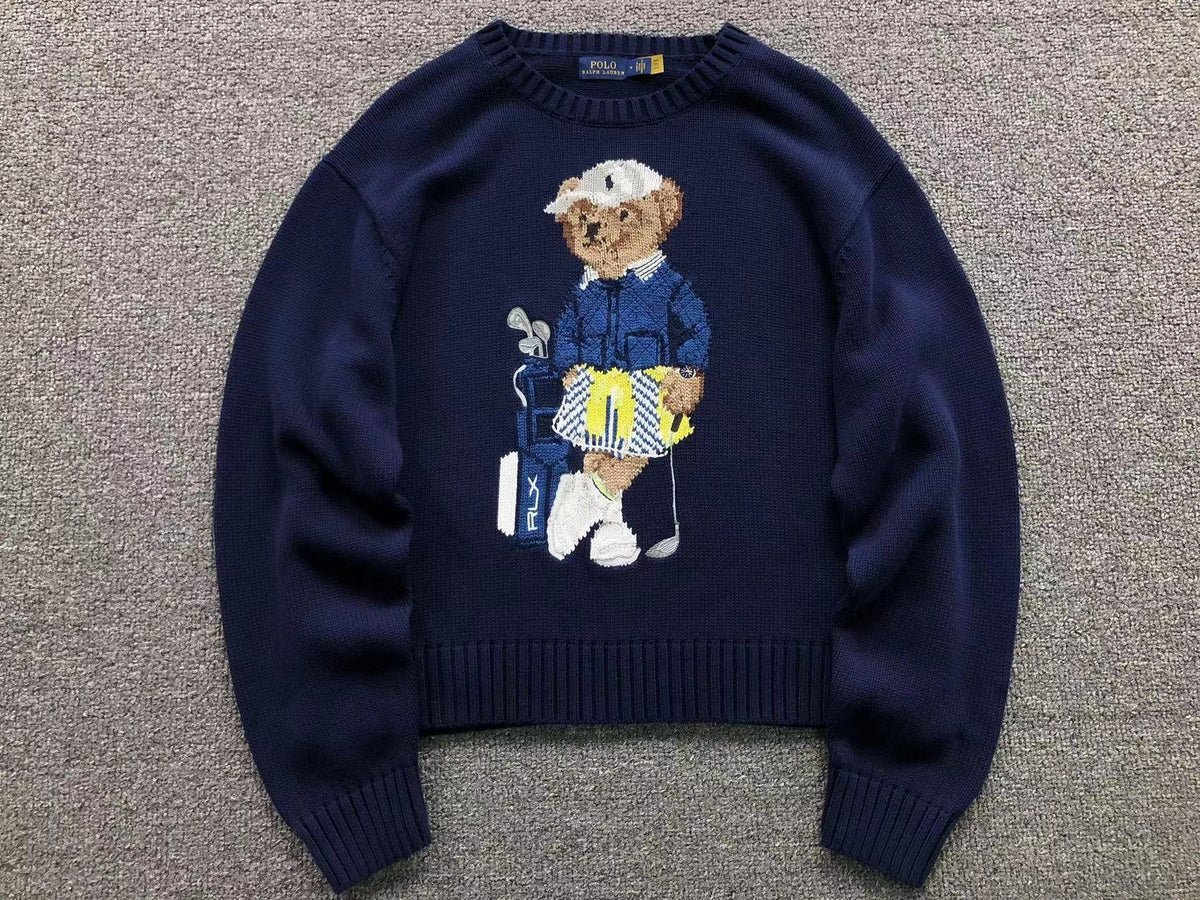 RL - Fairway Bear Knit Sweater
