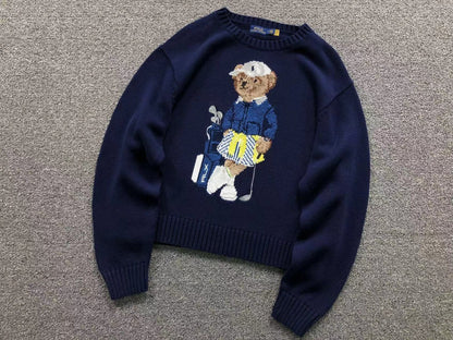 RL - Fairway Bear Knit Sweater