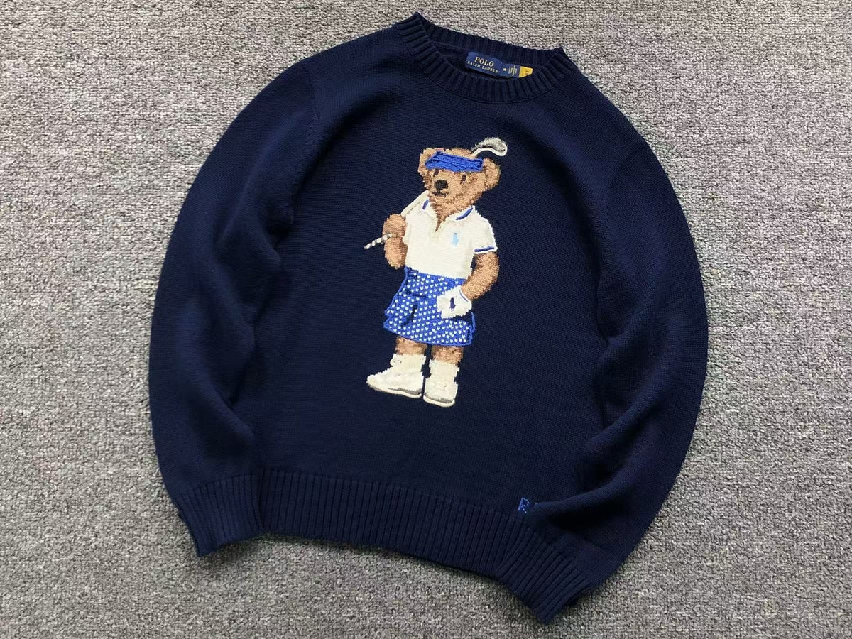 RL - Country Club Bear Knit Sweater