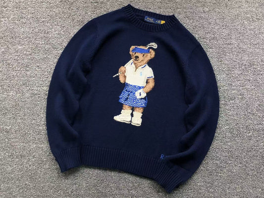RL - Country Club Bear Knit Sweater