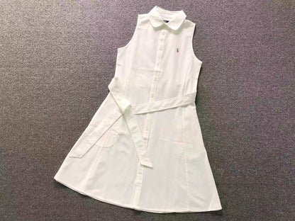 RL - Signature Belted Shirt Dress