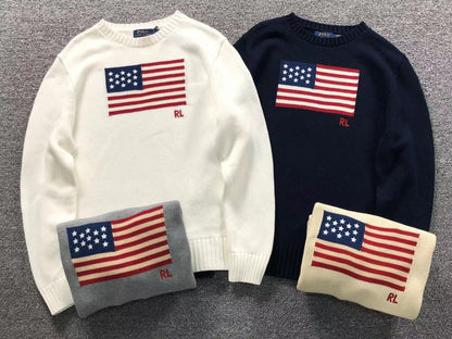 RL - Americana Flag Knit Sweater