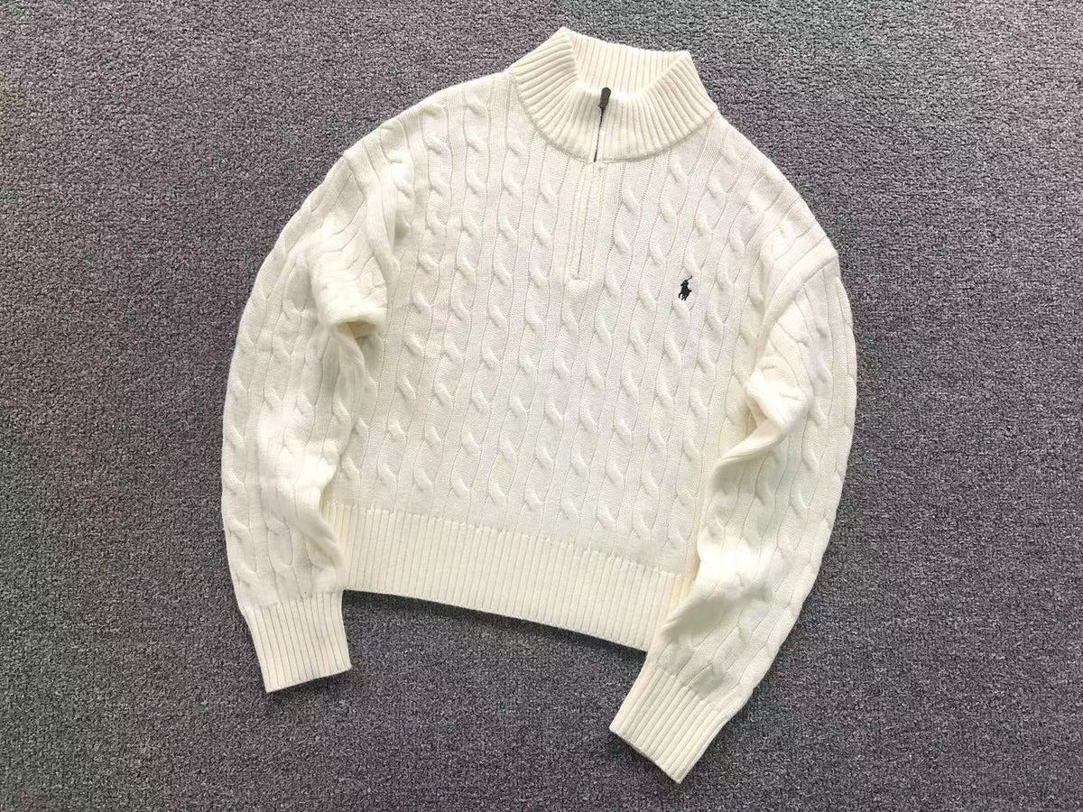 RL - Windsor Cable Quarter-Zip Sweater