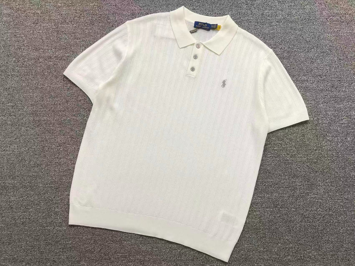 RL - Briarwood Ribbed Knit Polo