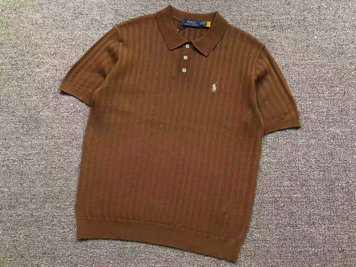 RL - Briarwood Ribbed Knit Polo