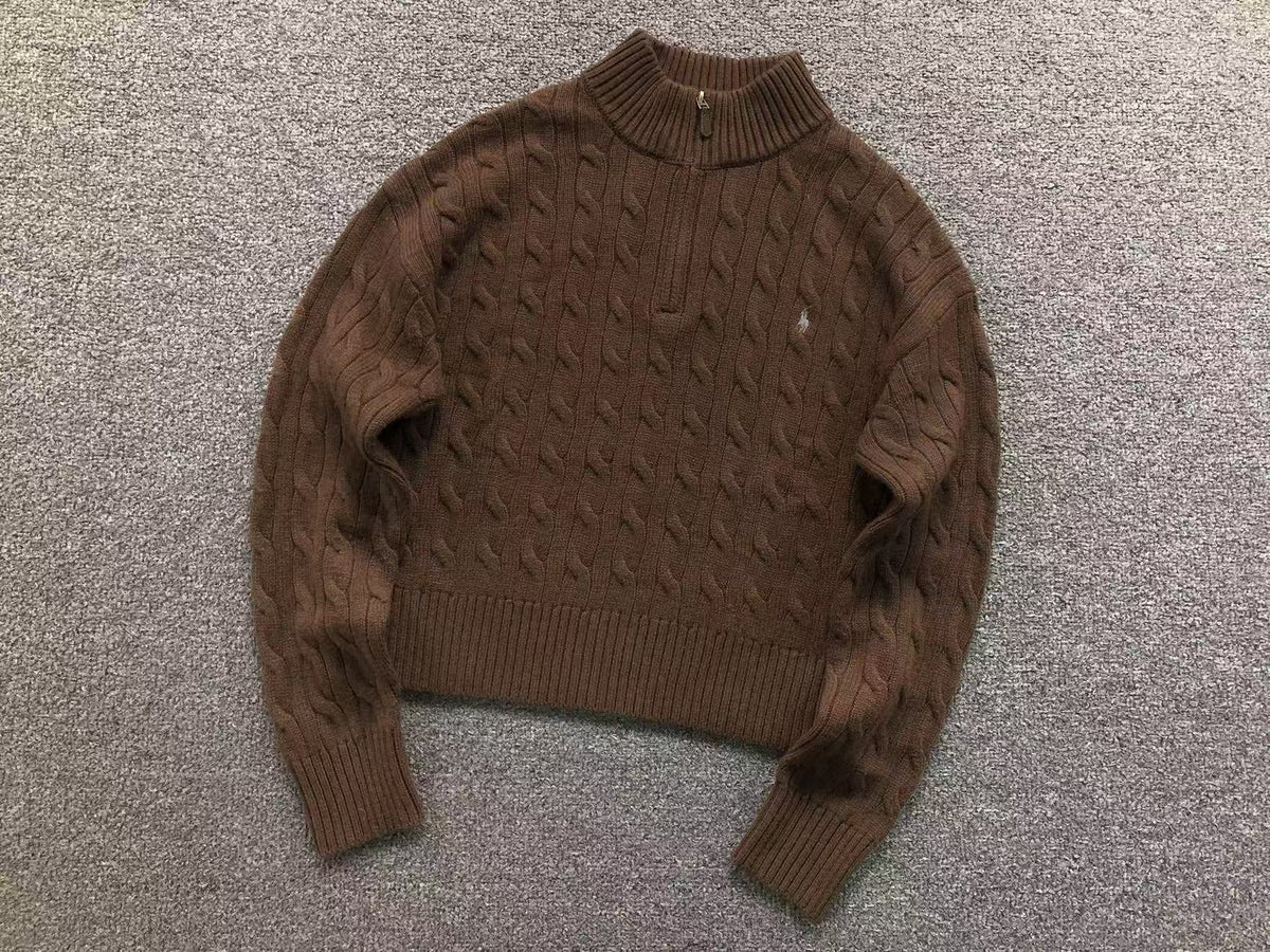 RL - Windsor Cable Quarter-Zip Sweater