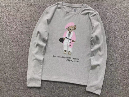 RL - Parisienne Bear Long-Sleeve Top