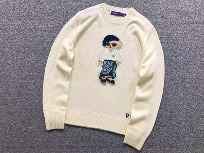 RL - Riviera Bear Knit Sweater