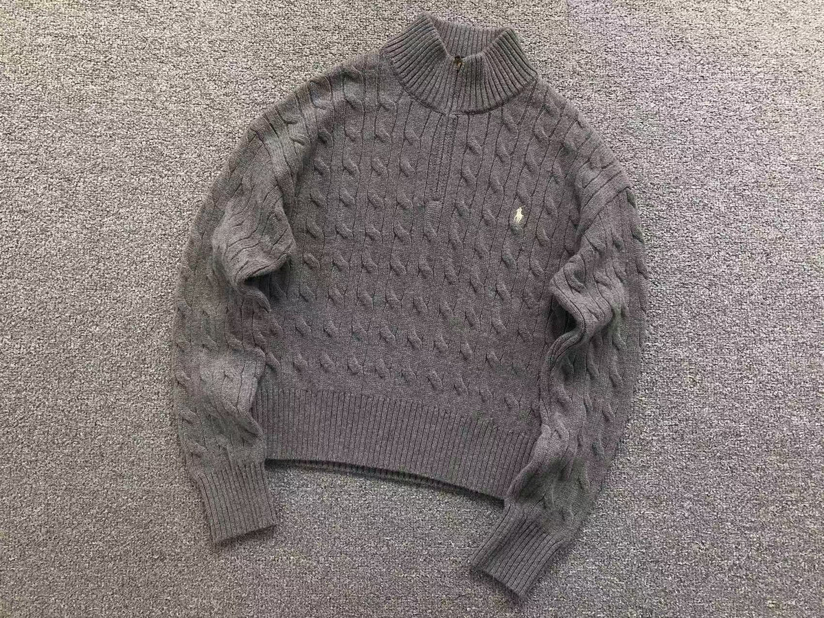 RL - Windsor Cable Quarter-Zip Sweater