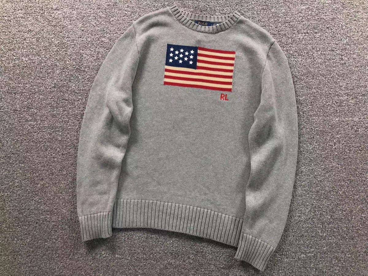 RL - Americana Flag Knit Sweater