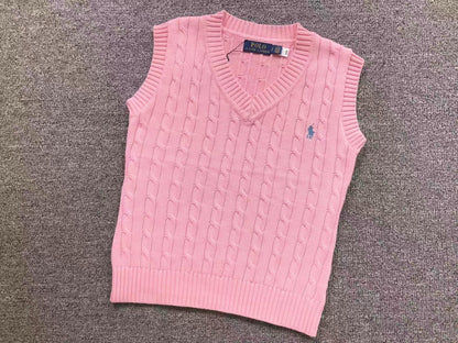 RL - Signature Cable Knit V-Neck Vest