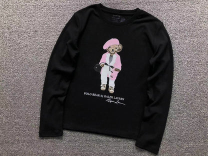 RL - Parisienne Bear Long-Sleeve Top