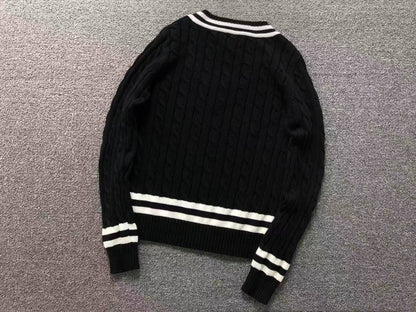RL - Clubhouse Cable V-Neck Sweater