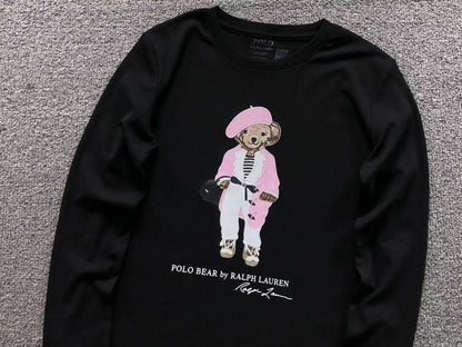 RL - Parisienne Bear Long-Sleeve Top